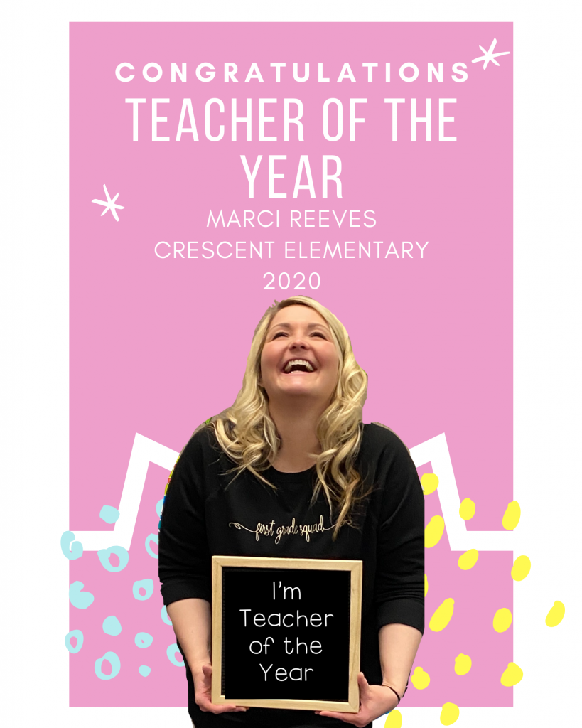 Teacher of the Year Marci Reeves