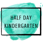 Half Day Kindergarten